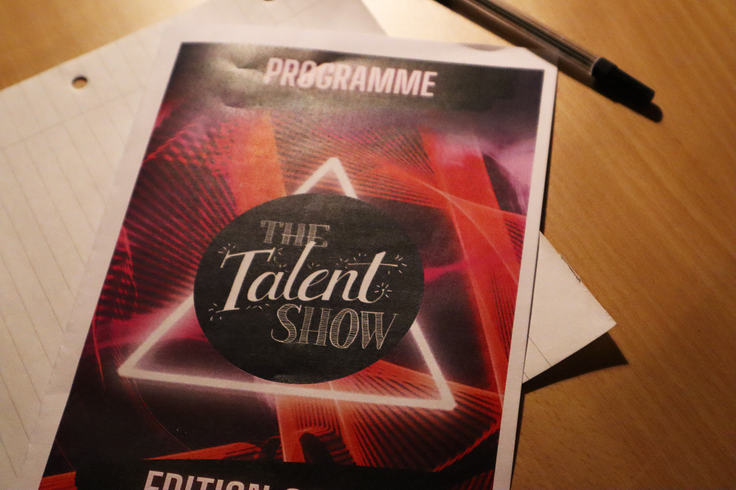 Programme of the show